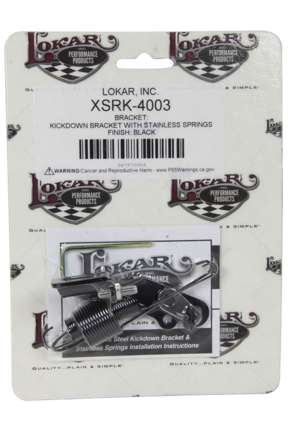 LOKAR LOKXSRK-4003 Bracket And Springs Kick Down Black Stainless Ste