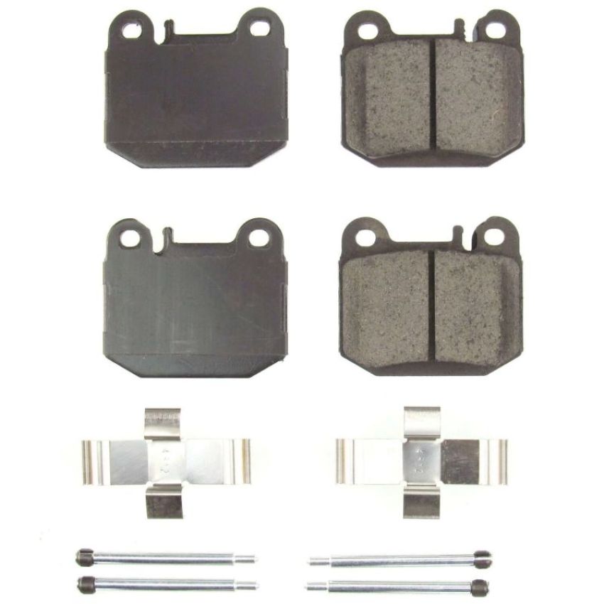 PowerStop 17-874 PowerStop - Z17 Low-Dust Ceramic Brake Pads with Hardware