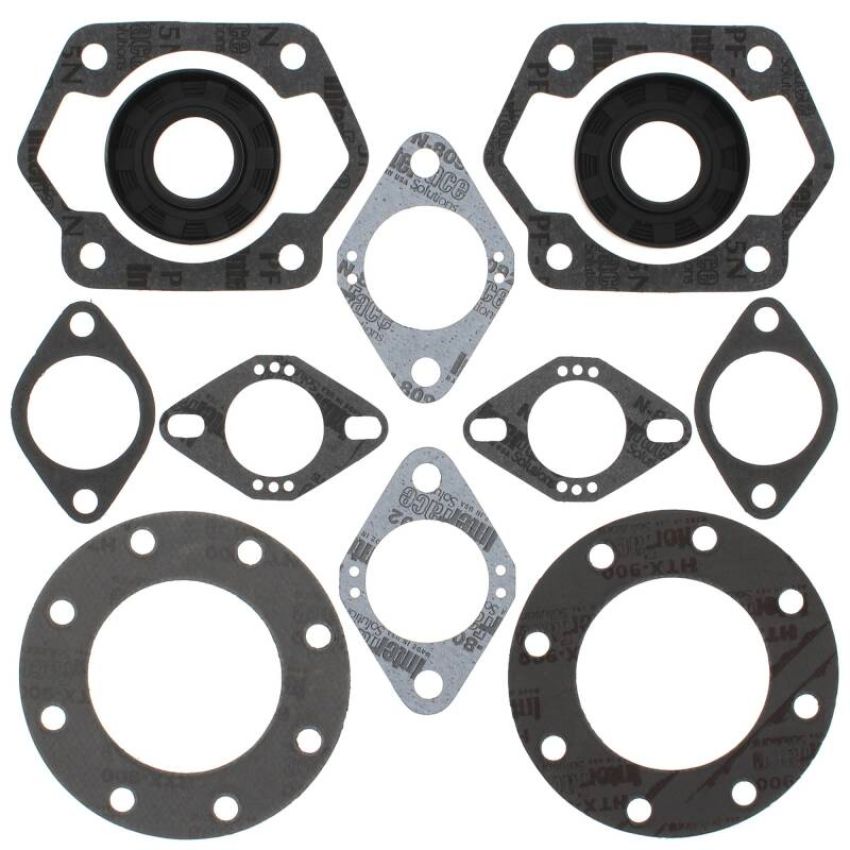 Vertex Pistons 711068 Vertex Gaskets 1972 Ski-Doo Blizzard FA Complete Gasket Kit w/ Oil Seals
