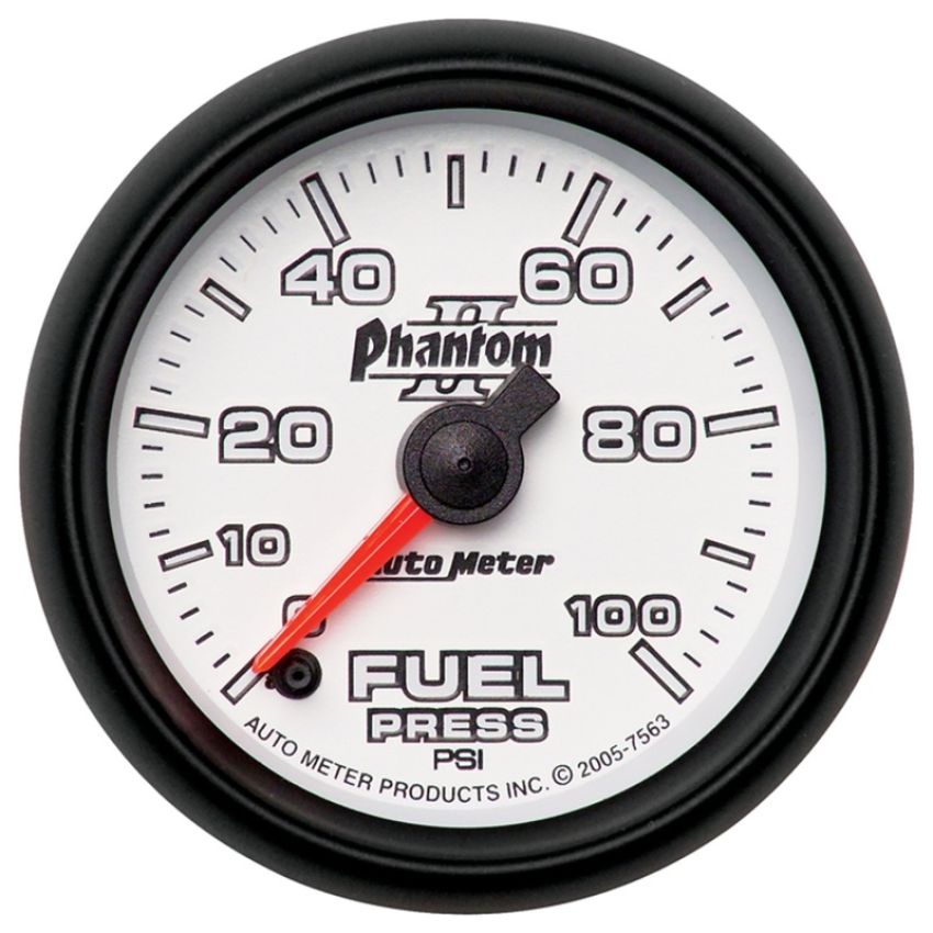 AutoMeter 7563 GAUGE, FUEL PRESSURE, 2 1/16
