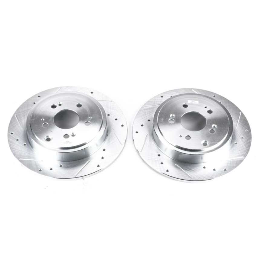 PowerStop JBR985XPR PowerStop Evolution Performance Drilled, Slotted & Plated Brake Rotor Pair