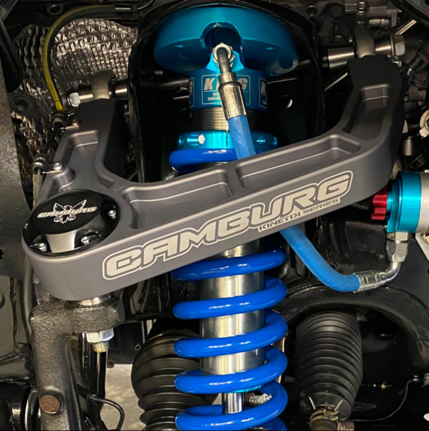Camburg CAM-310187-GRY Toyota Tundra 2WD/4WD 07-21 KINETIK V2 Performance Billet Uniball Upper Arms