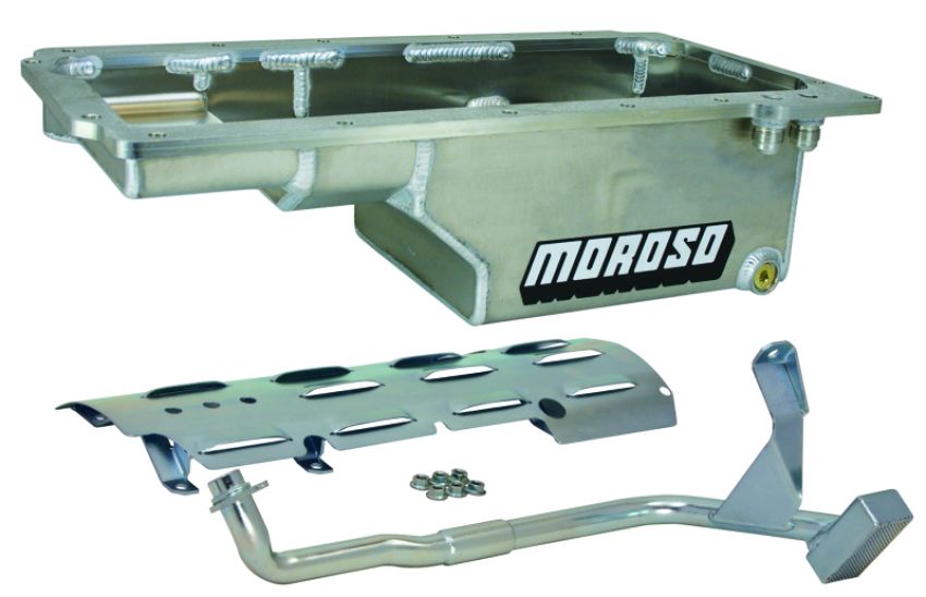 MOROSO MOR21150 LS1 Billet Rail Oil Pan Kit w/Tray