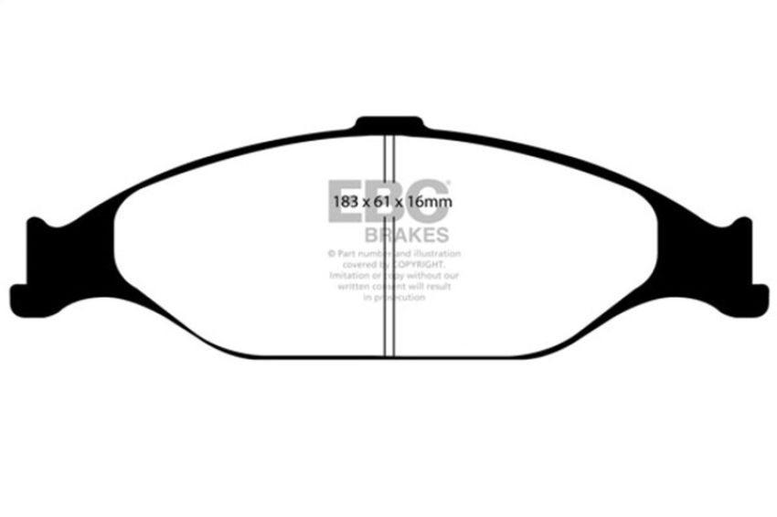 EBC Brakes DP31242C Redstuff Ceramic Low Dust Brake Pads