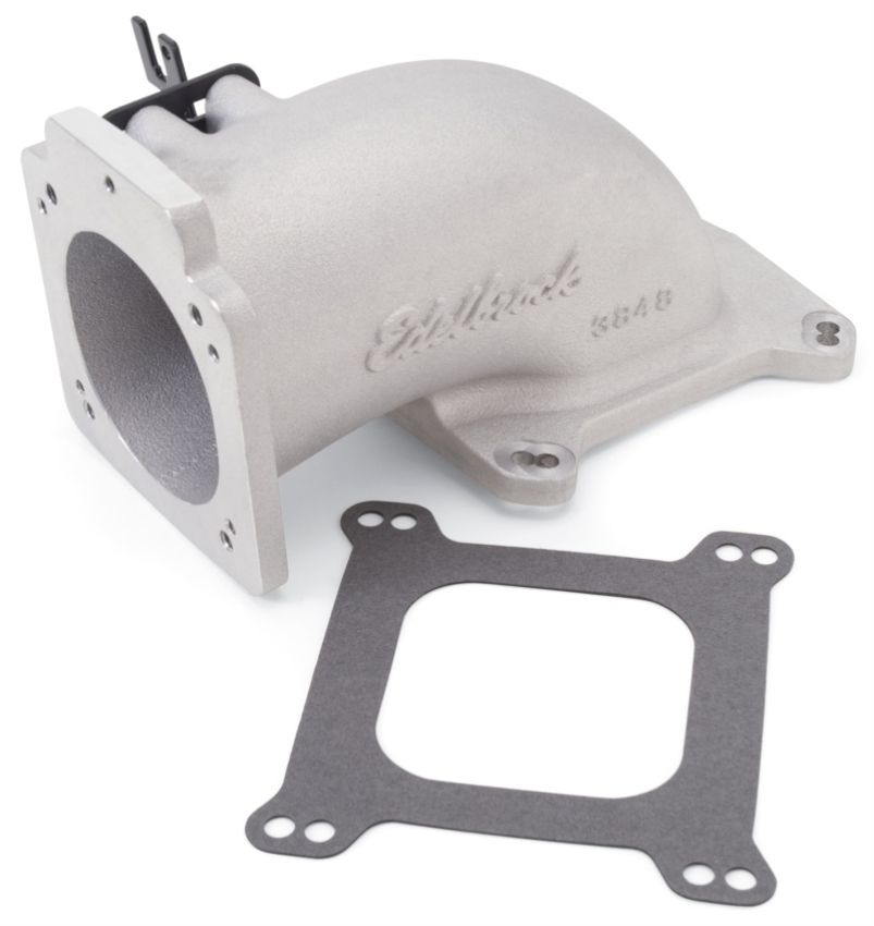 EDELBROCK EDE3848 90mm Low Profile T/B Intake Elbow