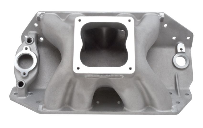 EDELBROCK EDE28001 BBC Victor II Manifold - S/P 9.800 D/H