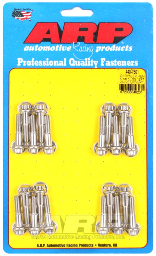 ARP ARP440-7501 Valve Cover Bolt Kit 12pt Mopar 5.7/6.1L Hemi