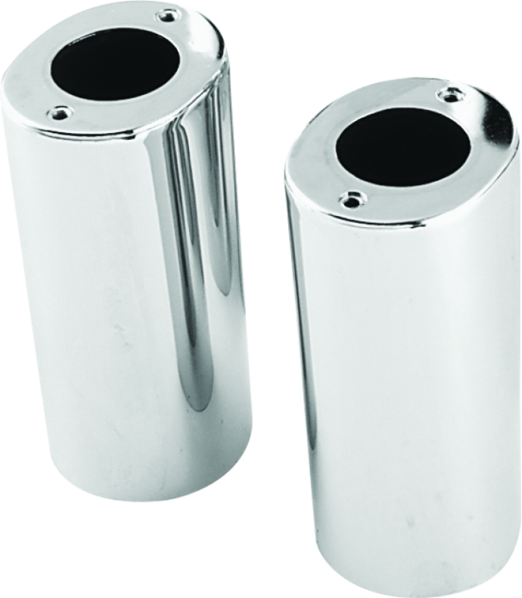 Bikers Choice 494047 89-13 FLHS FLHT 86-17 FLST Chrome Fork Tube Covers Replaces H-D 45964-86 Pr