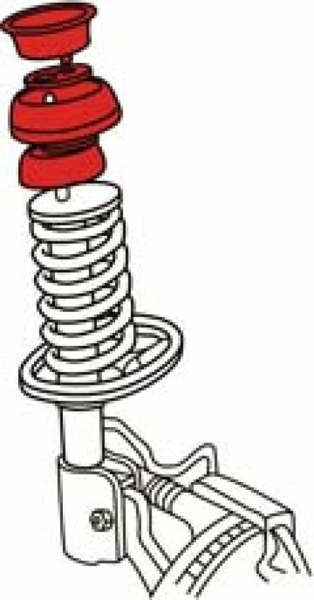 SPECIALTY PRODUCTS COMPANY 81340 VW STRUT MOUNT KIT