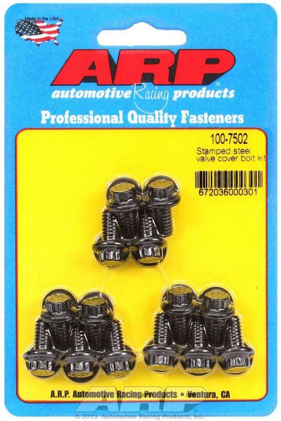 ARP ARP100-7502 Valve Cover Bolt Kit - 12pt - Stamped Steel