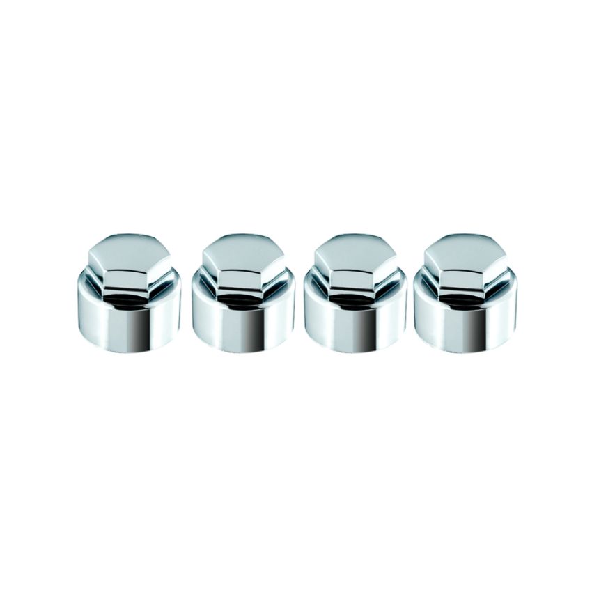 McGard Nylon Lug Caps For PN 24010-24013 (4-Pack) - Chrome