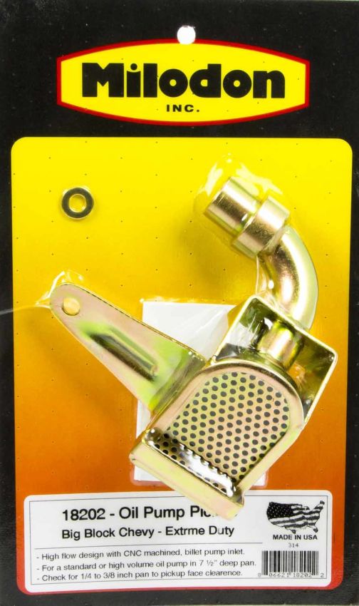 MILODON MIL18202 Oil Pump Pick-Up - BBC Extreme Duty