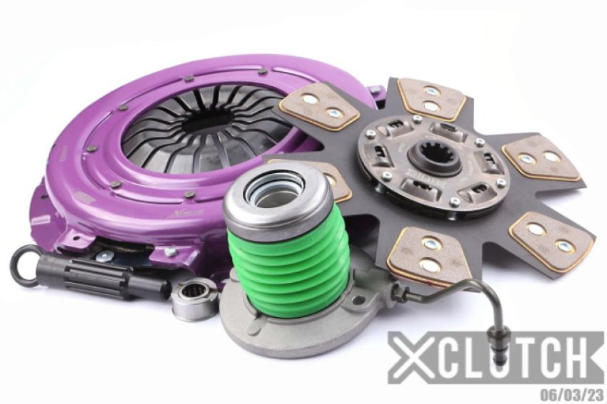 XCLUTCH XKFD28421-1B 05-10 Ford Mustang GT 4.6L Stage 2 Sprung Ceramic Clutch Kit