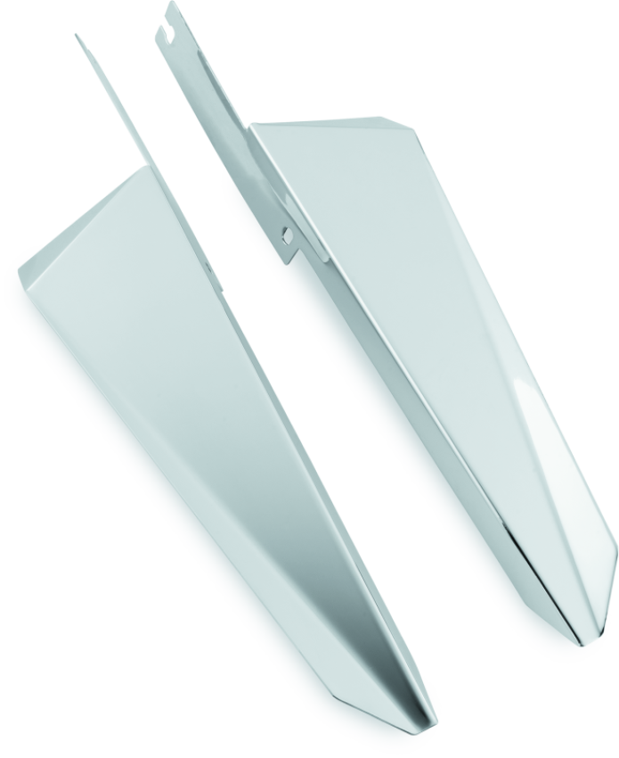Bikers Choice 488810 83-13 FLH Chrome Wind Deflectors Replaces H-D 58121-85B