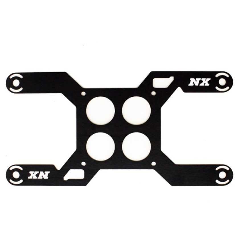 Nitrous Express 15729D CARB PLATE SOLENOID BRACKET FOR Dominator (4 solenoid)