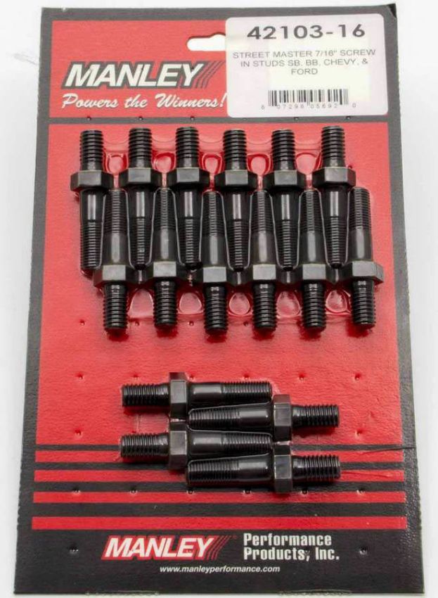 MANLEY MAN42103-16 7/16in Screw In Studs