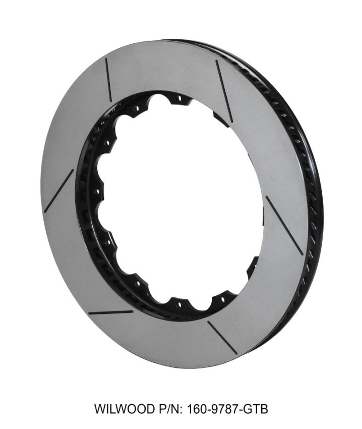 Wilwood 160-9787-GTB Rotor-SV-GT 72 SPC-37 -RH-BLK 14.25 x 1.25 - 12 on 9.19in