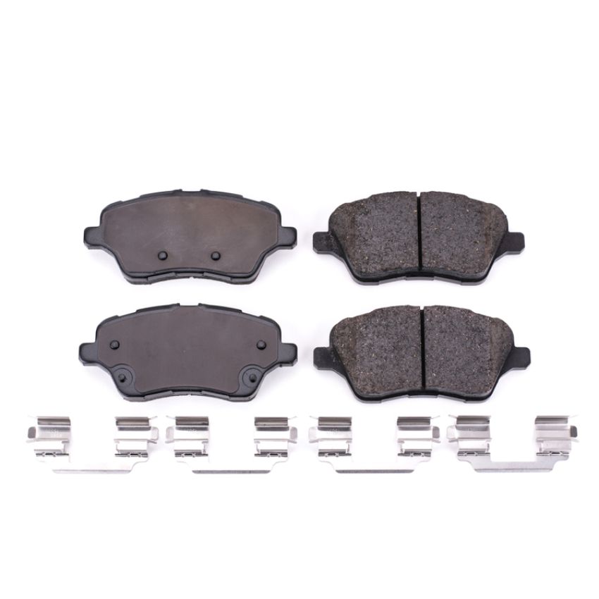 PowerStop 17-1730 PowerStop - Z17 Low-Dust Ceramic Brake Pads with Hardware