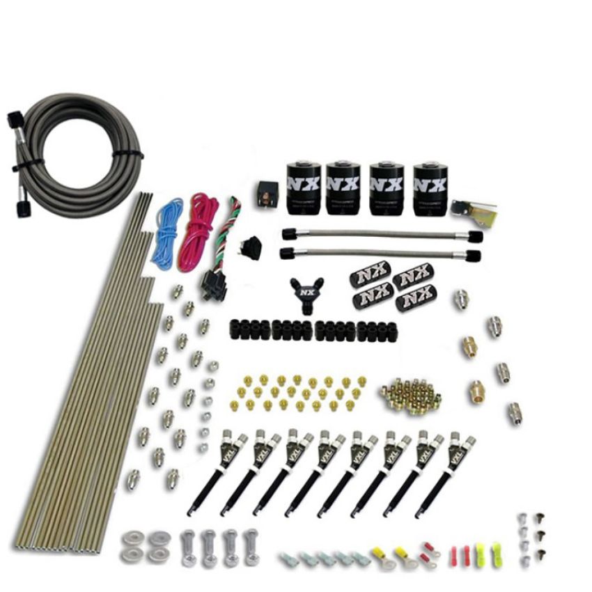 Nitrous Express 80019-00 8 CYL VXL DIRECT PORT, 4 SOLENOIDS (200-500HP JETTING) W/ NO BOTTLE