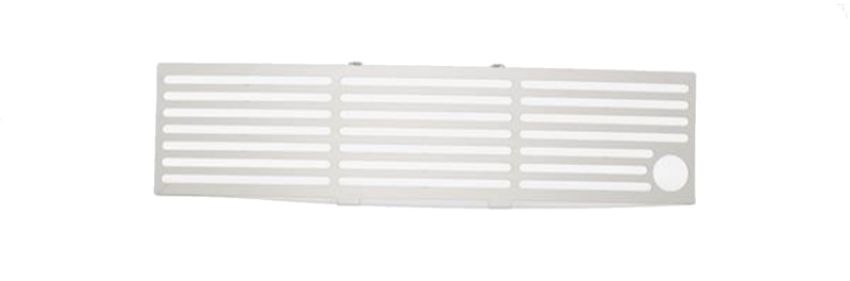 Putco 86182FP 11-14 Ford F-150 EcoBoost Bumper Grille Inserts - SS - Bar Design - w/ Heater Plug Opening