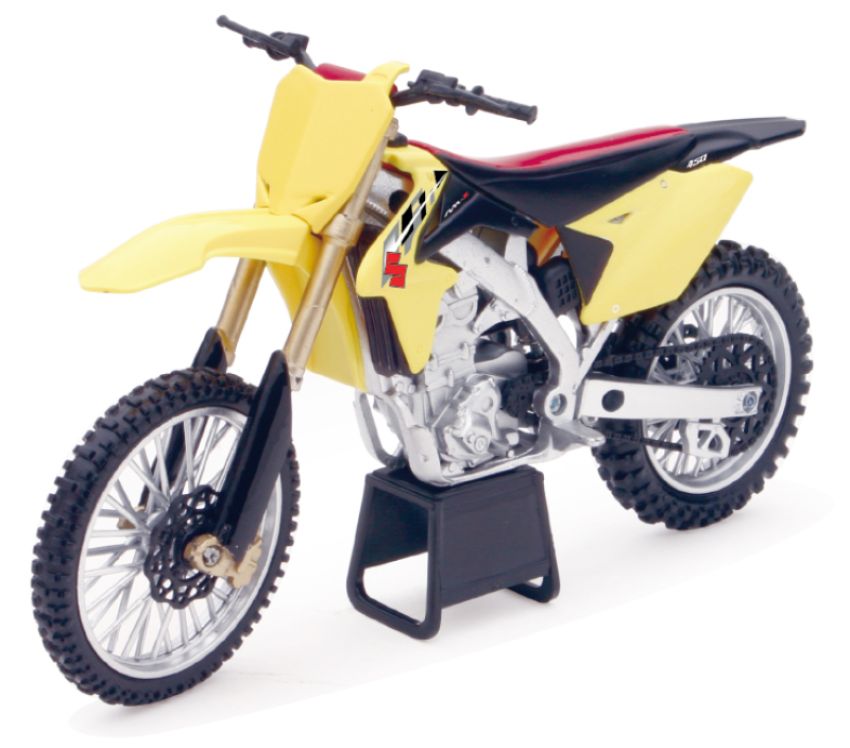 New Ray Toys 57643 2014 Suzuki RM-Z450 (Yellow) Scale/ - 1:12