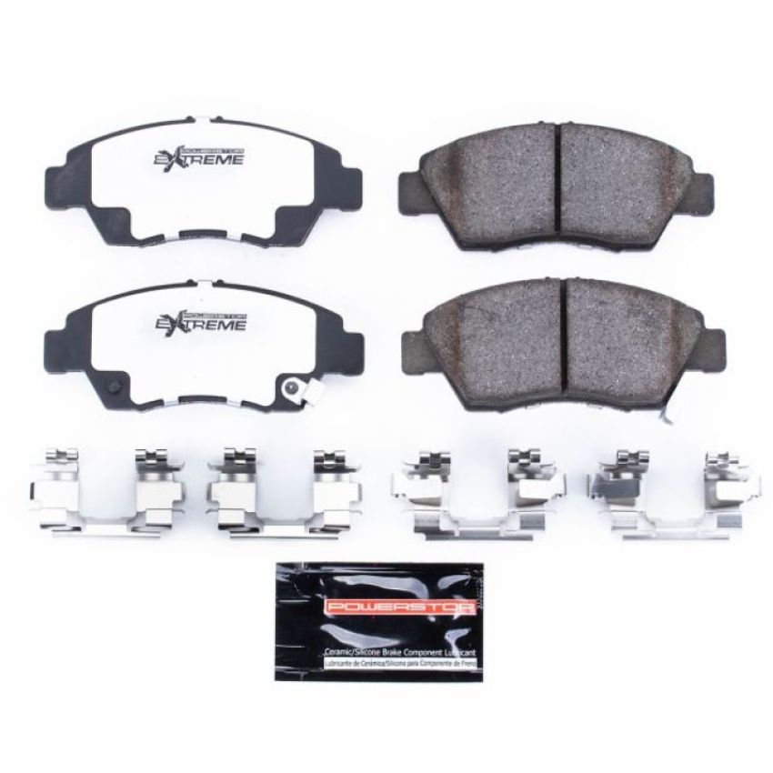 PowerStop Z26-621 PowerStop - Z26 Performance Carbon-Fiber Ceramic Brake Pads with Hardware Kit