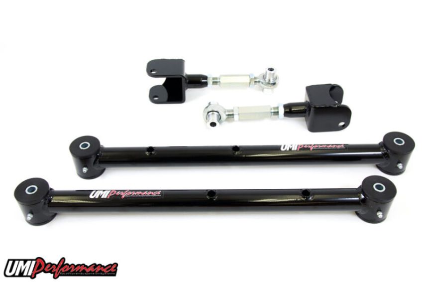 UMI Performance 301517-B 78-88 GM G-Body Lower Control Arm & Adjustable Upper Control Arm Kit