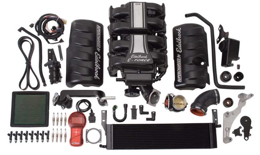 Edelbrock 1580 Supercharger Stage 1 - Street Kit 2005-2009 Ford Mustang 4 6L 3V w/ Tuner