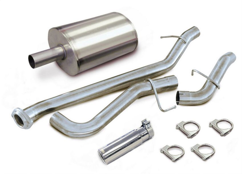 CORSA Performance 24260 Corsa 1999-2007 Chevrolet Silverado Ext. Cab/Short Bed 1500 4.8L V8 Polished Sport Cat-Back Exhaust