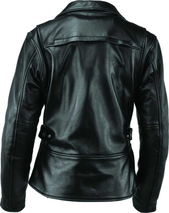 Kuryakyn 094376 Leather By River Road Ironclad Classic Leather Jacket Black Womens - Small