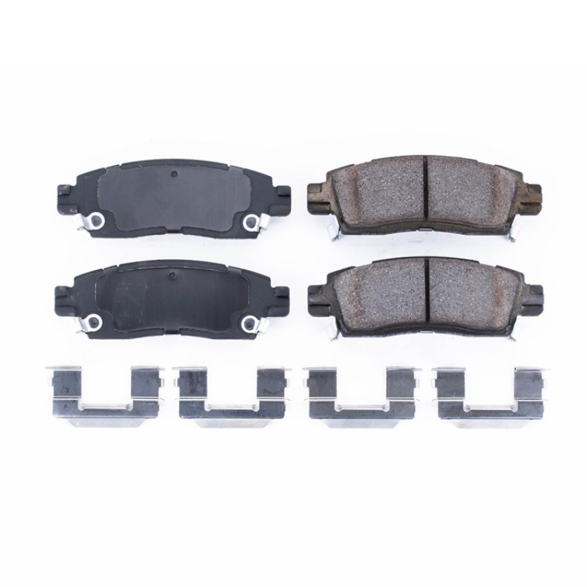 PowerStop 17-883 PowerStop - Z17 Low-Dust Ceramic Brake Pads with Hardware