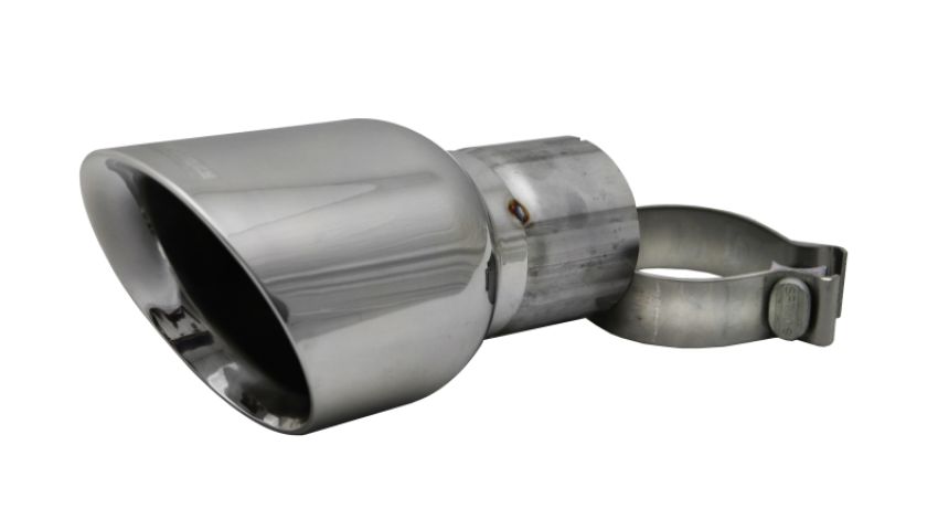 Corsa Performance TK009 Single 4.5in. Polished Pro-Series Universal Tip Kit (3.0in. Inlet-Clamp Included
