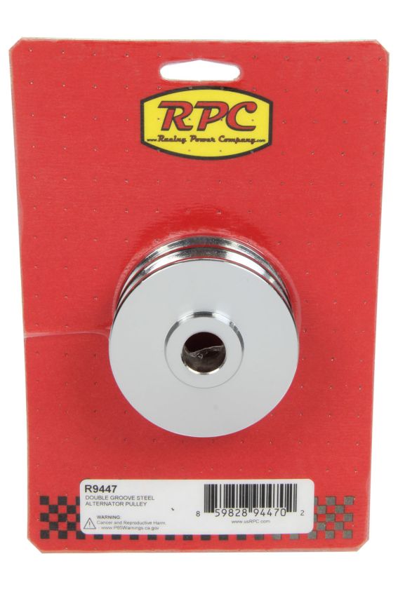 RACING POWER CO-PACKAGED RPCR9447 Double Groove Alternator Pulley