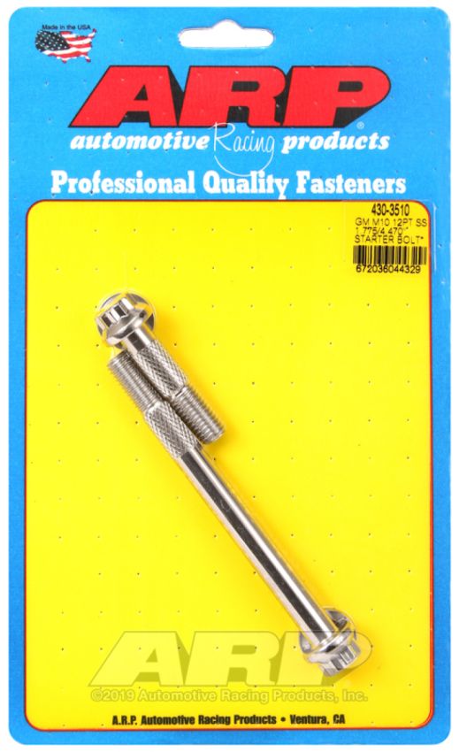 ARP 430-3510 GM M10 12pt SS 1.775/4.470in Starter Bolt Kit
