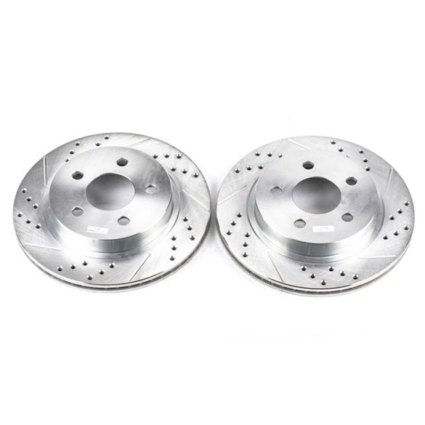 PowerStop AR8249XPR PowerStop Evolution Performance Drilled, Slotted & Plated Brake Rotor Pair