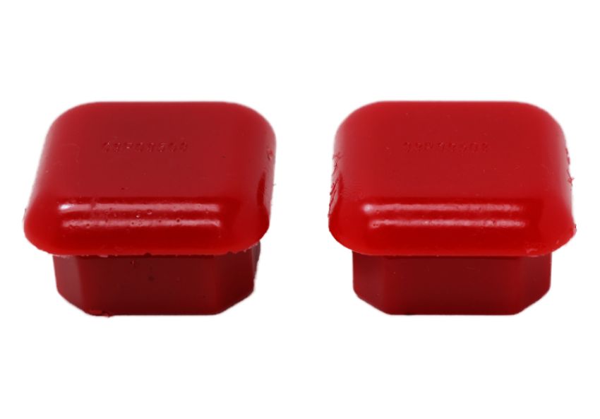 Energy Suspension 9.9551R Universal End Cap Bushing Set 1.65 SQ - Red