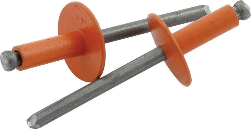 ALLSTAR PERFORMANCE ALL18178 Lg Hd Rivet 250Pk Orange