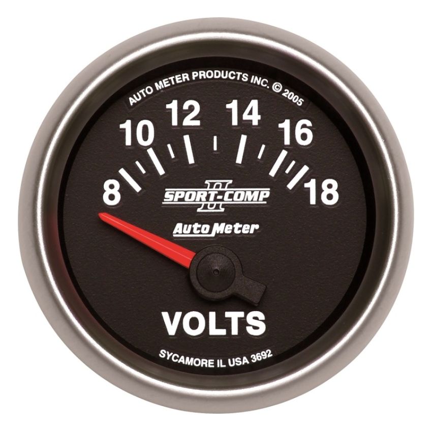 AutoMeter 3692 GAUGE, VOLTMETER, 2 1/16
