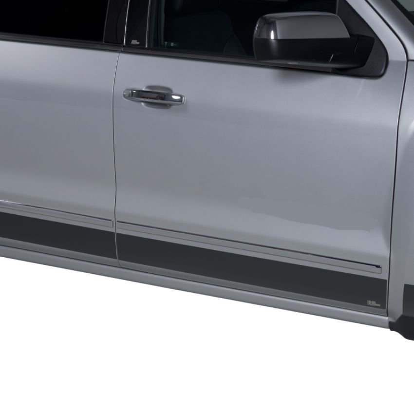 Putco 9751229BP 14-18 Chevy Silv LD - Standard Cab - 8ft Long Box (10pcs) Black Platinum Rocker Panels