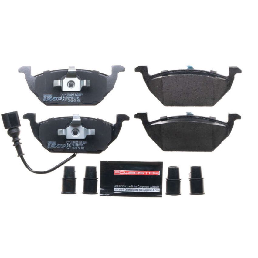 PowerStop ESP0855 EuroStop ECE-R90 Certified Brake Pad Set