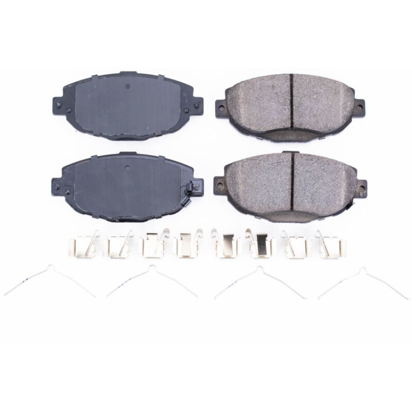 PowerStop 17-571 PowerStop - Z17 Low-Dust Ceramic Brake Pads with Hardware