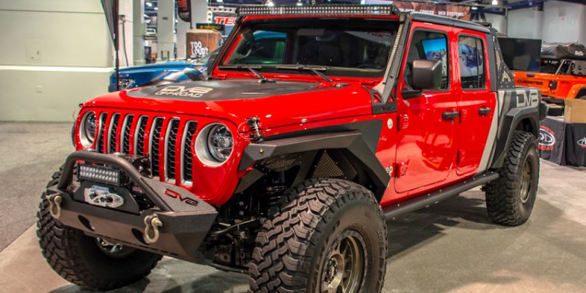 DV8 Offroad FDGL-02 2019+ Jeep Gladiator Armor Fenders