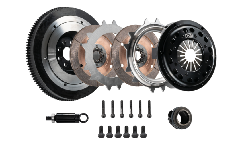 DKM Clutch 01-06 Mini Cooper/Cooper S R53 184mm Ceramic Twin Disc MR Clutch Kit w/Flywheel