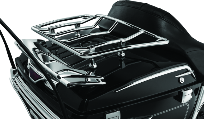 Kuryakyn 7159 Multi-Rack Adjustable Trunk Luggage Rack Chrome