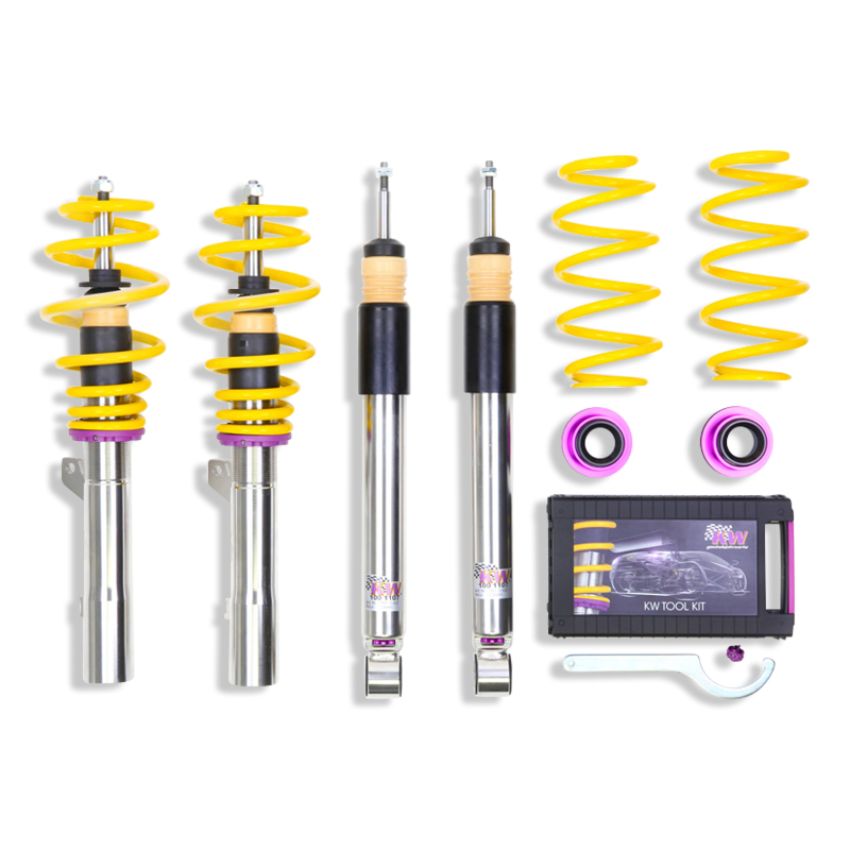 KW 35210039 Coilover Kit V3 Audi Golf V GTI + Rabbit; 2WD (A5/1K 1KP); all engines; incl. DSG