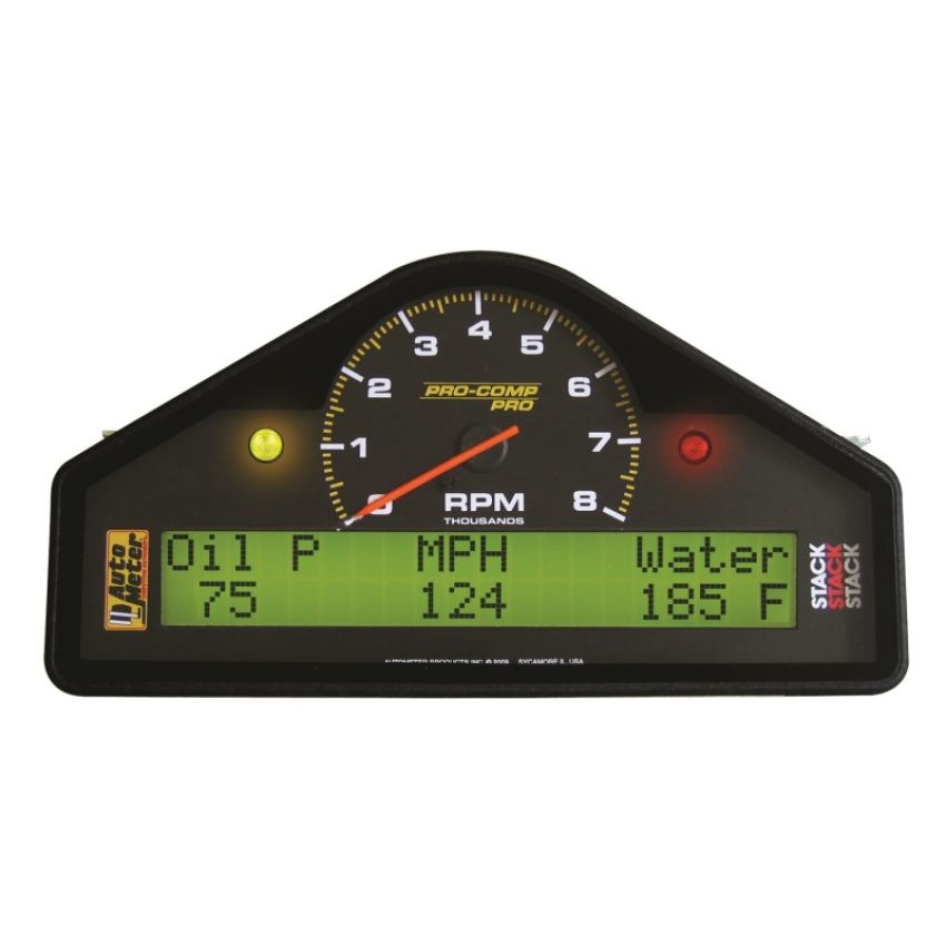 AutoMeter 6002 STREET DASH DISPLAY, 8K RPM/MPH/OILP/OILT/WTMP/VOLT, PRO-COMP