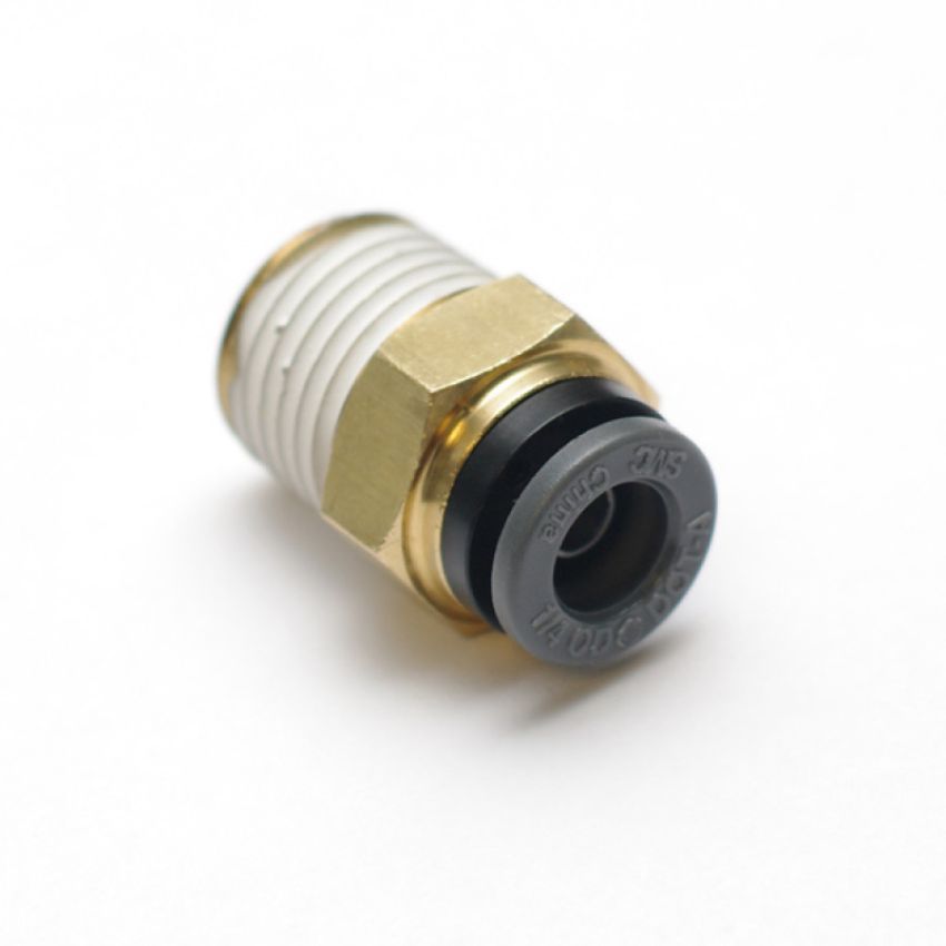 Ridetech 31956000 Airline Fitting, Straight. 1/4