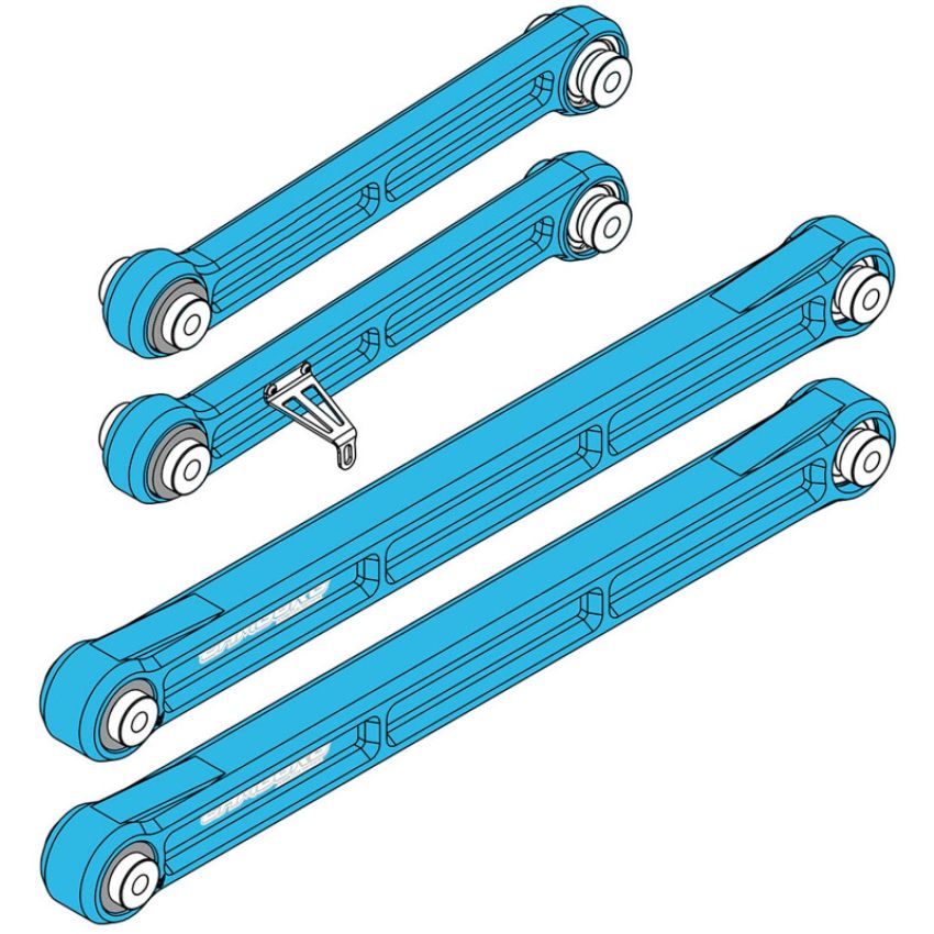 Camburg CAM-320029-BLU Toyota Tundra 2WD/4WD 22-23 KINETIK Series Rear Billet Trailing Arm Kit (King Blue)
