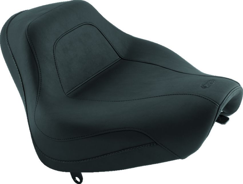 Mustang Motorcycle 75203 Mustang 00-07 Harley Softail Deuce Sport Touring Solo Seat - Black