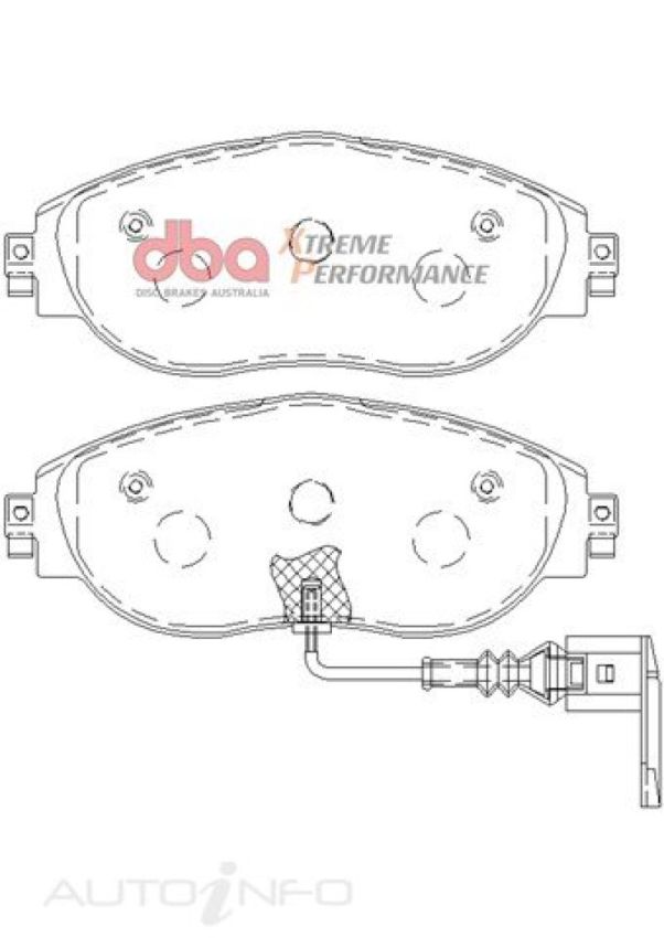 DBA 13-21 Volkswagen Golf R (MK7) SP Performance Front Brake Pads